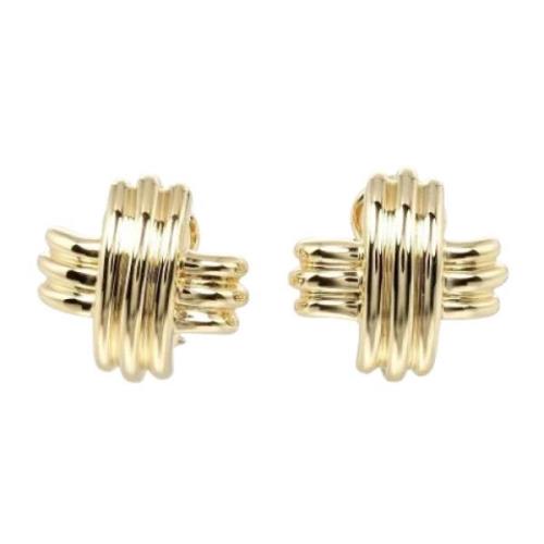 Pre-owned Yellow Gold earrings Tiffany & Co. Pre-owned , Yellow , Dame...