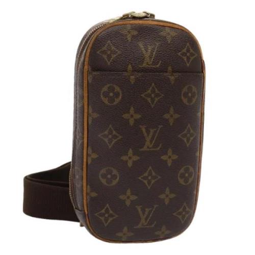 Pre-owned Canvas louis-vuitton-bags Louis Vuitton Vintage , Brown , Da...