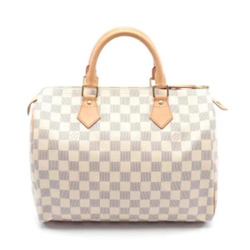 Pre-owned Leather louis-vuitton-bags Louis Vuitton Vintage , White , D...