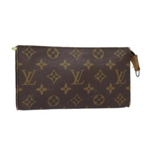 Pre-owned Canvas pouches Louis Vuitton Vintage , Brown , Dames