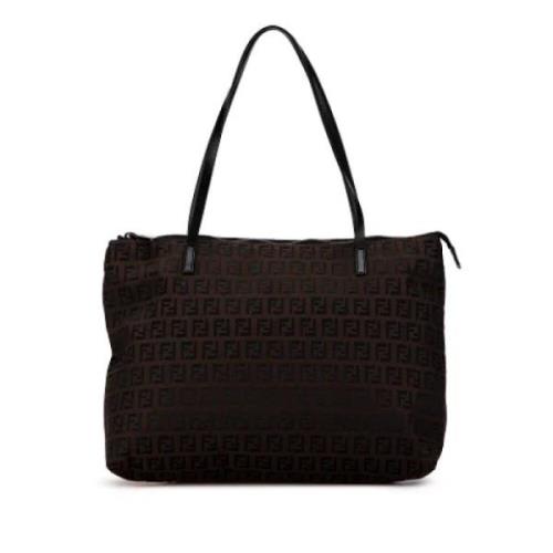 Pre-owned Canvas totes Fendi Vintage , Brown , Dames