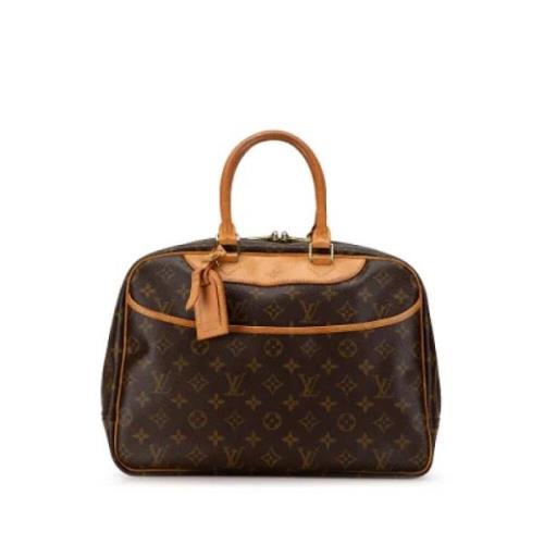 Pre-owned Canvas handbags Louis Vuitton Vintage , Brown , Dames