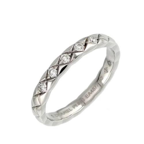 Pre-owned Platinum chanel-jewelry Chanel Vintage , Gray , Dames