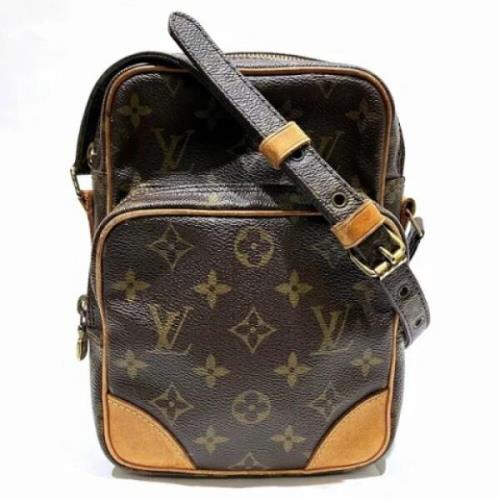 Pre-owned Fabric louis-vuitton-bags Louis Vuitton Vintage , Brown , Da...