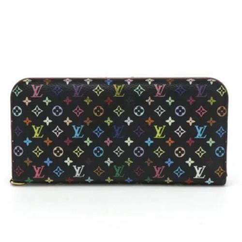 Pre-owned Plastic wallets Louis Vuitton Vintage , Black , Dames