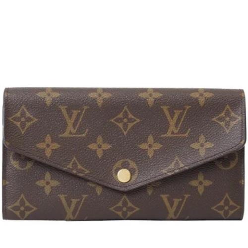 Pre-owned Canvas wallets Louis Vuitton Vintage , Brown , Dames