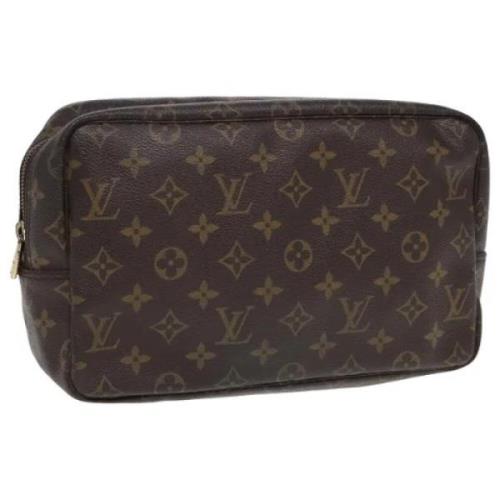 Pre-owned Canvas clutches Louis Vuitton Vintage , Brown , Dames