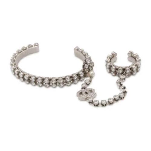 Pre-owned Metal chanel-jewelry Chanel Vintage , Gray , Dames