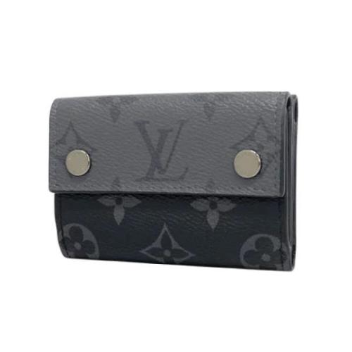 Pre-owned Fabric wallets Louis Vuitton Vintage , Black , Heren