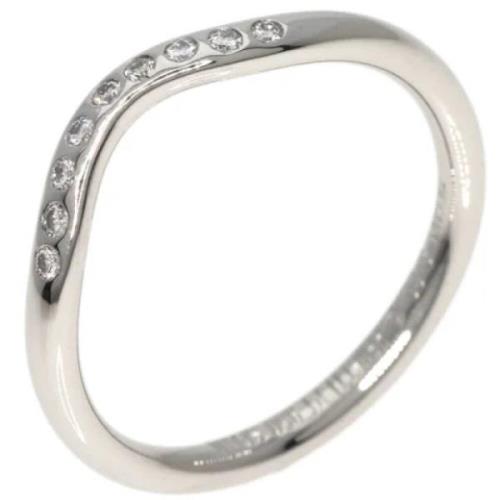 Pre-owned Platinum rings Tiffany & Co. Pre-owned , Gray , Dames