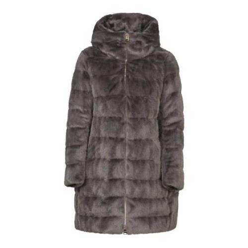 Grijze Donsjas Stijlvolle Vrouwen Herno , Gray , Dames