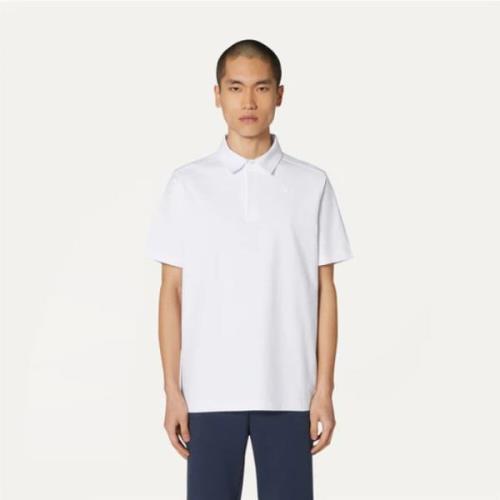 Stijlvolle T-shirt en Polo Collectie K-Way , White , Heren