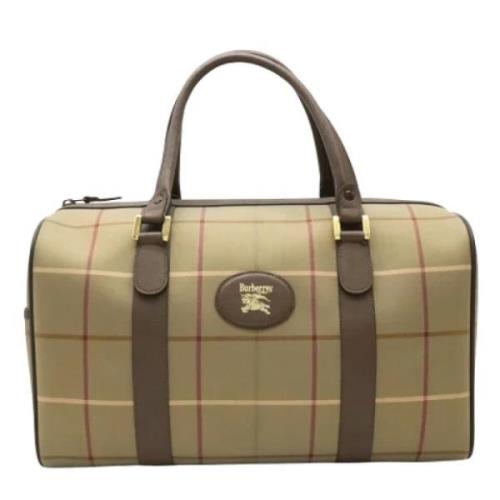 Pre-owned Canvas travel-bags Burberry Vintage , Green , Unisex