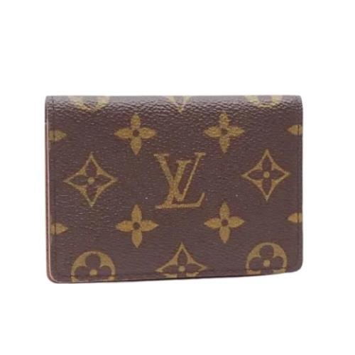 Pre-owned Fabric wallets Louis Vuitton Vintage , Brown , Dames