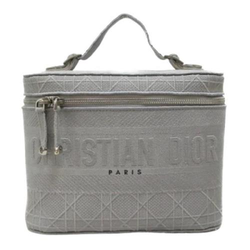 Pre-owned Fabric dior-bags Dior Vintage , Gray , Dames