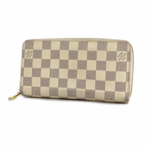 Pre-owned Fabric wallets Louis Vuitton Vintage , Beige , Dames