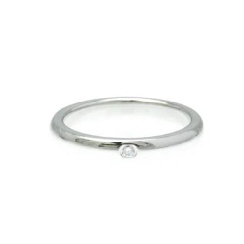 Pre-owned Platinum rings Tiffany & Co. Pre-owned , Gray , Dames