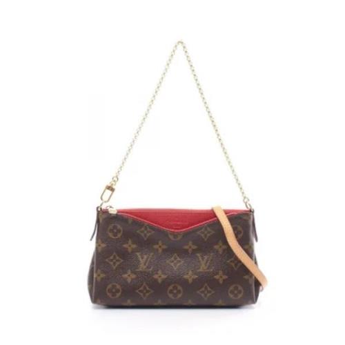 Pre-owned Leather louis-vuitton-bags Louis Vuitton Vintage , Brown , D...