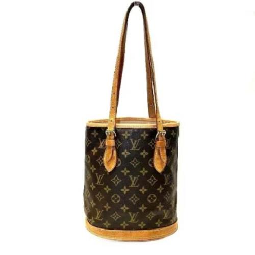 Pre-owned Fabric louis-vuitton-bags Louis Vuitton Vintage , Brown , Da...