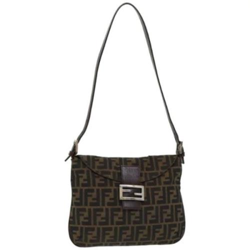 Pre-owned Canvas fendi-bags Fendi Vintage , Brown , Dames