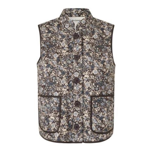 Gewatteerde vest met all-over print Lollys Laundry , Multicolor , Dame...