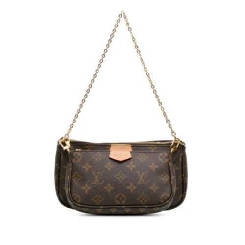 Pre-owned Canvas louis-vuitton-bags Louis Vuitton Vintage , Brown , Da...