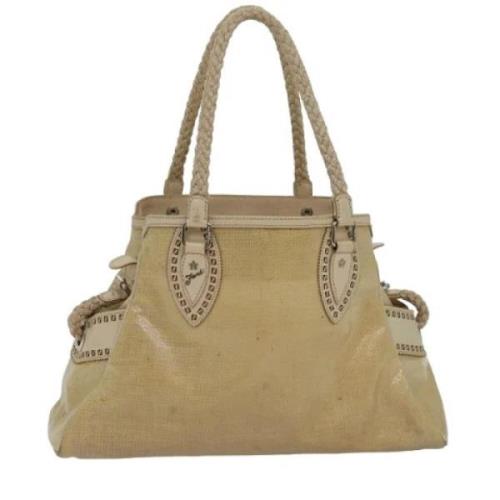 Pre-owned Canvas fendi-bags Fendi Vintage , Beige , Dames