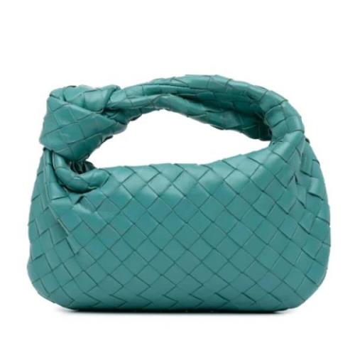 Pre-owned Leather handbags Bottega Veneta Vintage , Blue , Dames