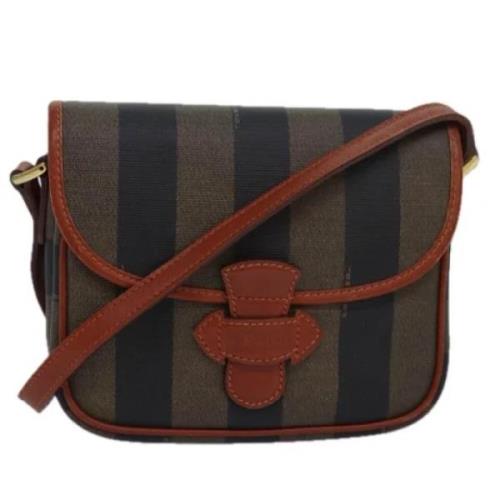 Pre-owned Canvas fendi-bags Fendi Vintage , Brown , Dames