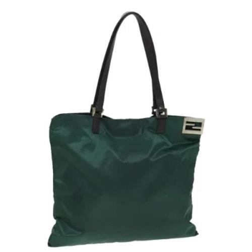 Pre-owned Nylon fendi-bags Fendi Vintage , Green , Dames