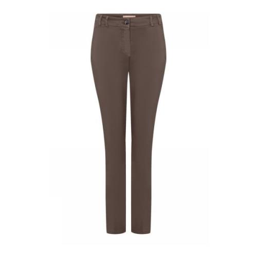 Klassieke Chino Broek Animal Fur Gustav , Brown , Dames