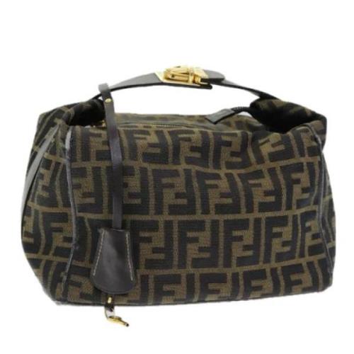 Pre-owned Canvas pouches Fendi Vintage , Brown , Dames