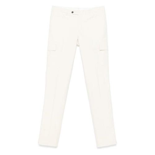 Cargo broek met zij- en achterzakken PT Torino , White , Heren