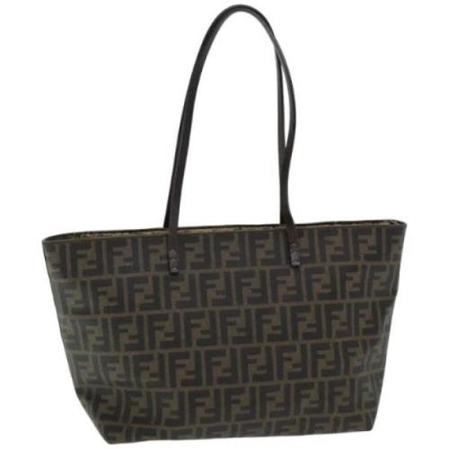 Pre-owned Canvas totes Fendi Vintage , Brown , Dames