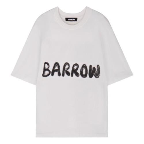 T-shirt met print Barrow , White , Dames