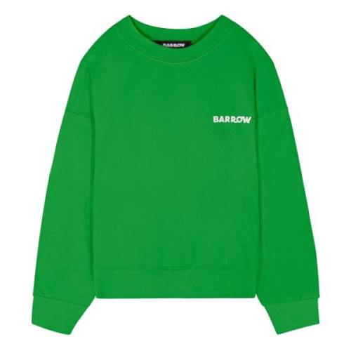 Iconische lettering sweater Barrow , Green , Unisex