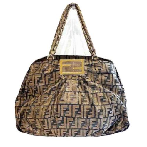 Pre-owned Canvas fendi-bags Fendi Vintage , Brown , Dames