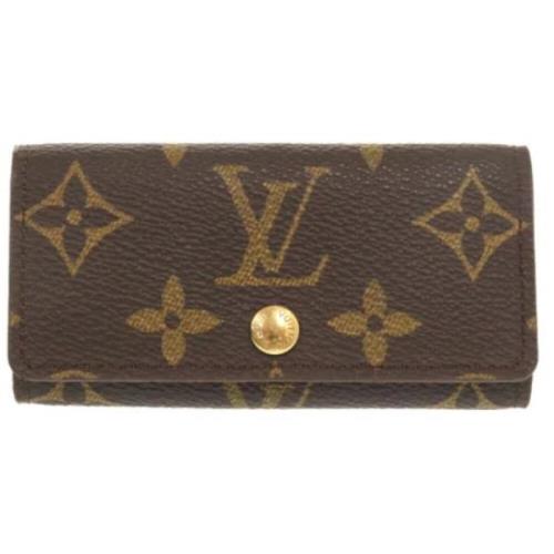 Pre-owned Fabric key-holders Louis Vuitton Vintage , Brown , Dames