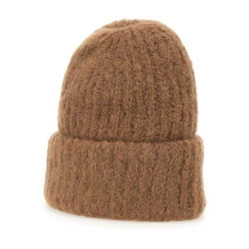 Alpaca Blend Camel Pet met Revers Sunflower , Brown , Heren