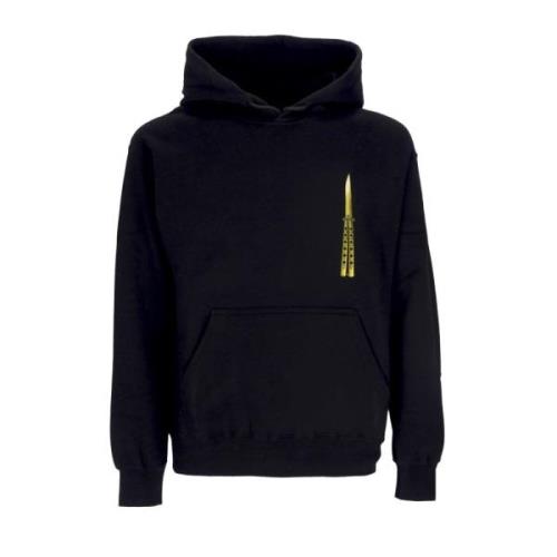 Zwarte Butterfly Hoodie Sweatshirt met Lange Mouwen Propaganda , Black...