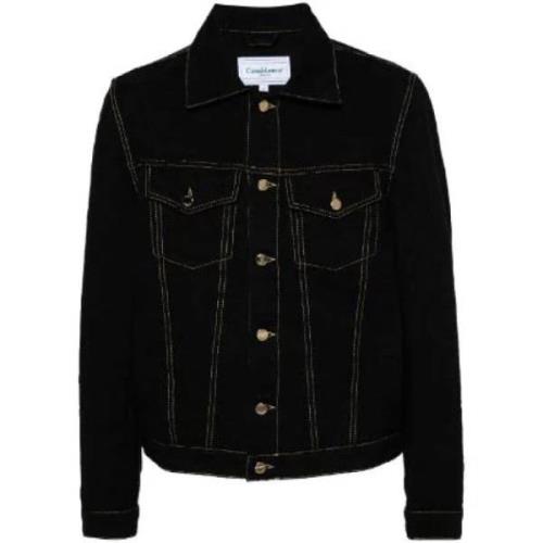 Monogram Jacquard Denim Jack Casablanca , Black , Heren