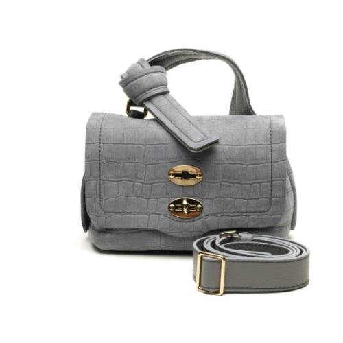 Stijlvolle Postina Jones Caiman Baby Tassen Zanellato , Gray , Dames