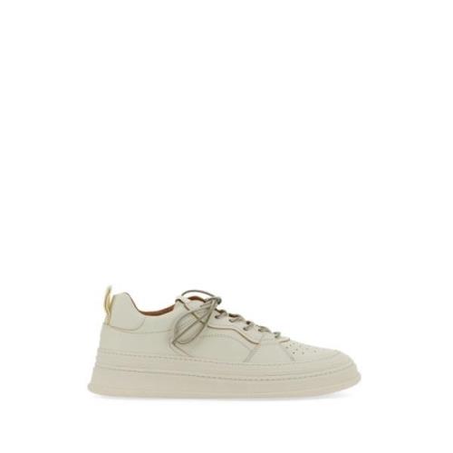 Leren Sneaker Circle Made in Italy Buttero , White , Heren