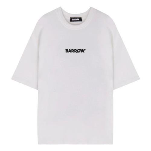 T-shirt Bubble Lettertype Barrow , White , Unisex