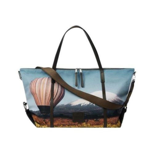 Canvas Duffeltas met Handtekeningprint PS By Paul Smith , Multicolor ,...