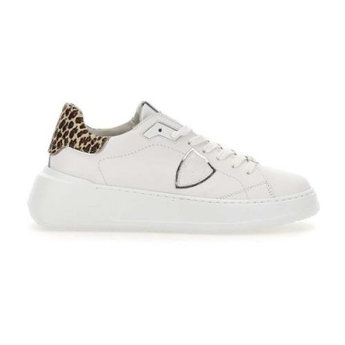 Witte Sneakers Parijse Stijl Philippe Model , White , Dames