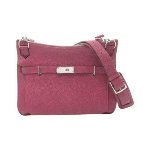 Pre-owned Leather shoulder-bags Hermès Vintage , Pink , Dames