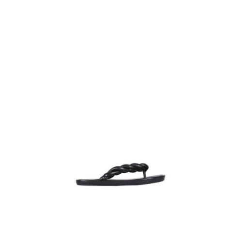 Lederen dia -sandalen Red(V) , Black , Dames