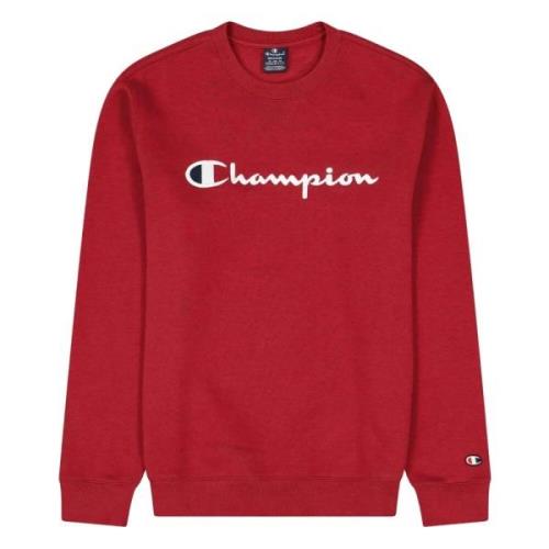 Katoenen Logo Hoodie Champion , Red , Heren