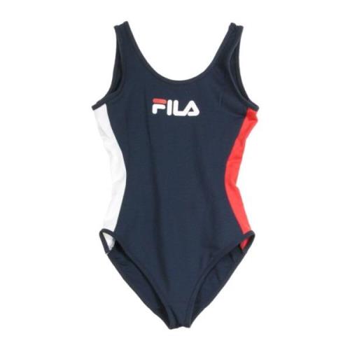 Stijlvolle badpak voor dames Zwart/Rood/Wit Fila , Blue , Dames